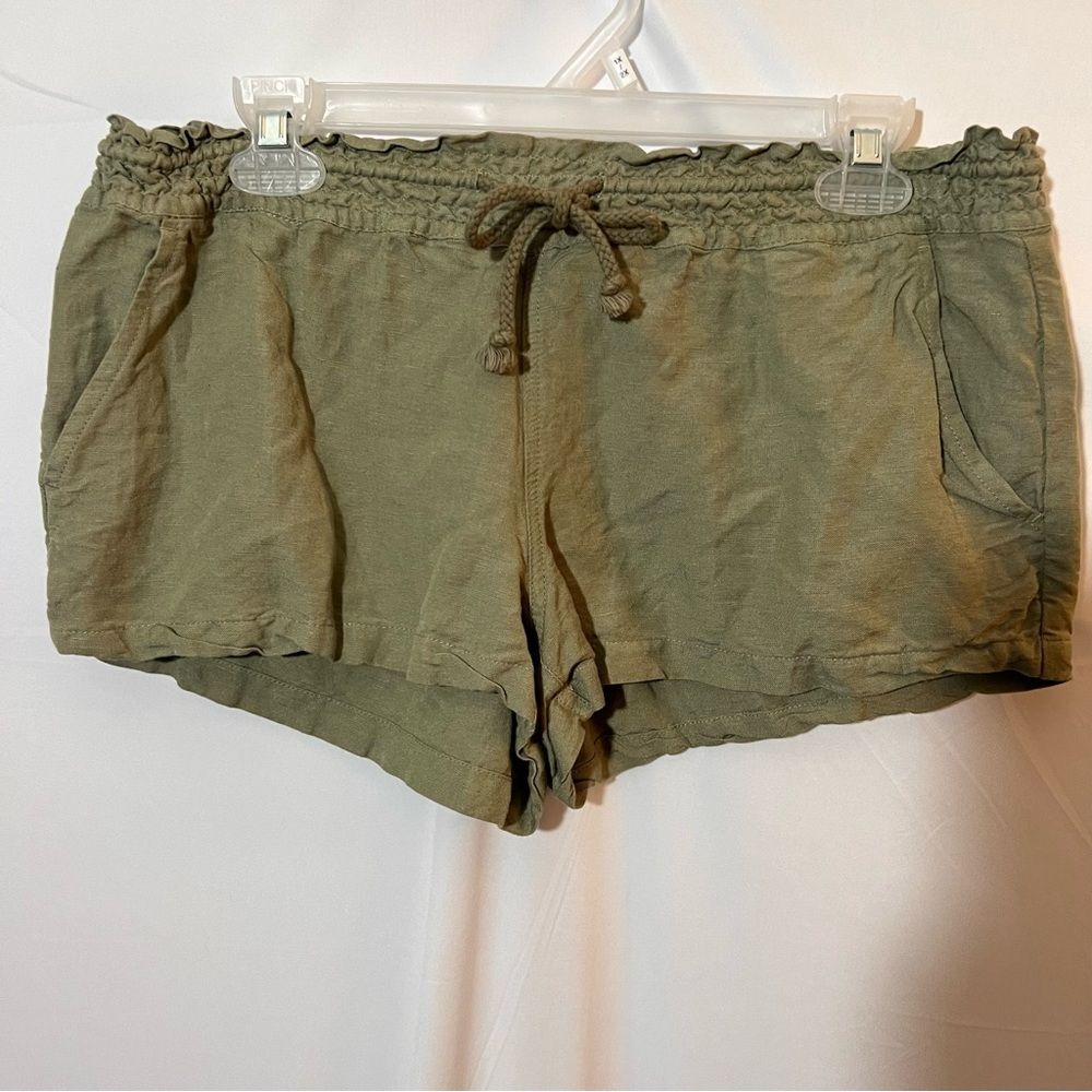 Salt Life Pull On Shorts Green Size Large